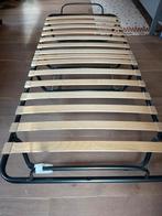 Gratis Inklapbaar bed met IKEA matras - ruimtebesparend!, Ophalen, Eenpersoons, Zwart, Zo goed als nieuw