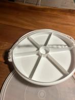 Tupperware hapjes schaal met deksel, Huis en Inrichting, Keuken | Tupperware, Ophalen of Verzenden, Zo goed als nieuw, Wit, Schaal