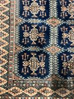 Perzisch Zijde Tapijt, Huis en Inrichting, Stoffering | Tapijten en Kleden, Gebruikt, 100 tot 150 cm, Blauw, Ophalen of Verzenden