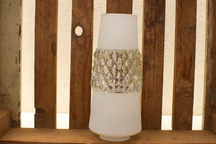 Vintage glazen olielamp glaasje 48053, Huis en Inrichting, Lampen | Overige, Gebruikt, Ophalen of Verzenden