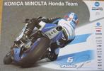 Ansichtkaart van Konica Minolta Honda team met Makoto Tamada, Verzenden, 1980 tot heden, Ongelopen, Overige thema's