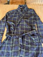 Derek Rose Luxe Kamerjas XL - Marinegroen / Tartan Wolblend, Ophalen of Verzenden, Zo goed als nieuw, Maat 46/48 (XL) of groter