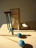 antiek TOP gelakt hout pop evenwichtsartiest equilibrist box, Ophalen of Verzenden