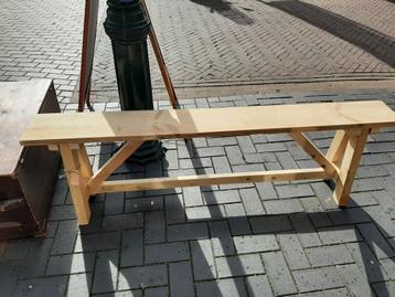 ***SALE*** Handgemaakte houten smalle bank 160 cm beschikbaar voor biedingen