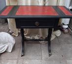 Antiek tafeltje, Huis en Inrichting, Tafels | Bijzettafels, Ophalen, Minder dan 55 cm, Gebruikt, 60 cm of meer