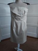 Mooi strapless roomwit jurkje, H&M      maat 38, Maat 38/40 (M), H&M, Verzenden, Wit