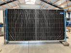 13 Bouwhekken zwart gezeild 3.50 x 2 meter, Ophalen, Spijlenhekwerk, Zo goed als nieuw, Info@vnhnuland.nl