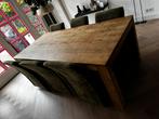 Eiken Eettafel met 6 Stoelen, Huis en Inrichting, Ophalen, Gebruikt, Eikenhout, 200 cm of meer