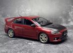 1:18 Mitsubishi Lancer Evolution X - Volk TE37 Velgen - Rood, Overige merken, Auto, ., Nieuw