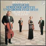 Beethoven Quartetto Italiano Sämtliche Streichquartette 10LP, Kamermuziek, Ophalen of Verzenden, Zo goed als nieuw, 12 inch