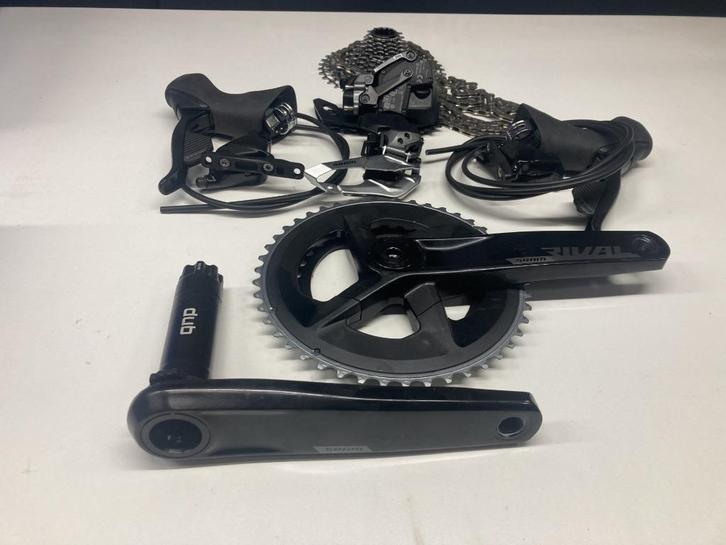 Sram Rival eTap AXS disc groepset 46-33, 10-36,  170mm, Fietsen en Brommers, Fietsonderdelen, Nieuw, Racefiets, Derailleur of Ketting