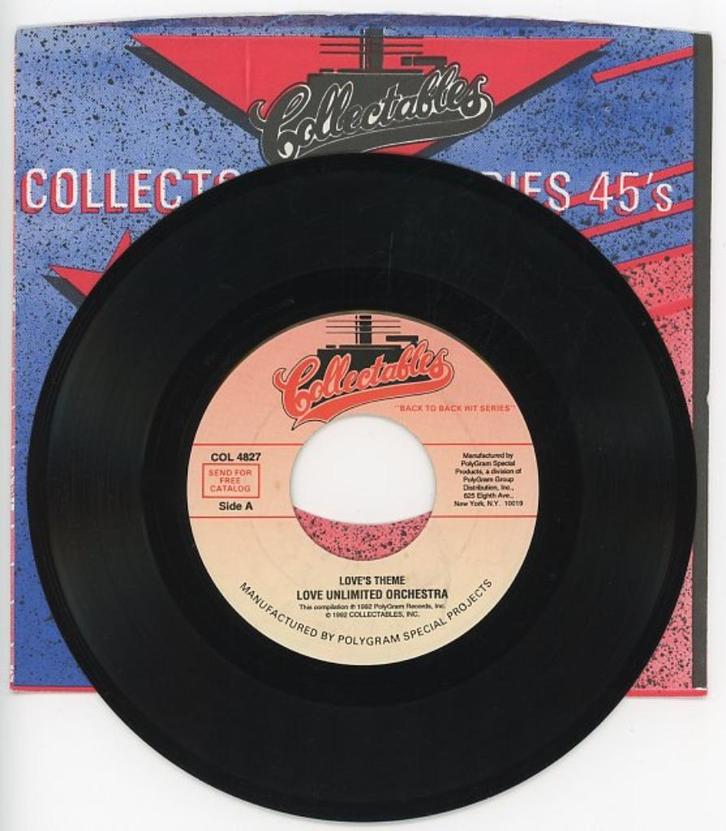 uit de serie Collectables ( 4827 )- Love Unlimited Orchestra, Cd's en Dvd's, Vinyl Singles, Gebruikt, Ophalen of Verzenden