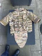 Multicam hoes/vest voor kogel/scherf werende platen, Verzamelen, Ophalen, Landmacht, Nederland, Kleding of Schoenen