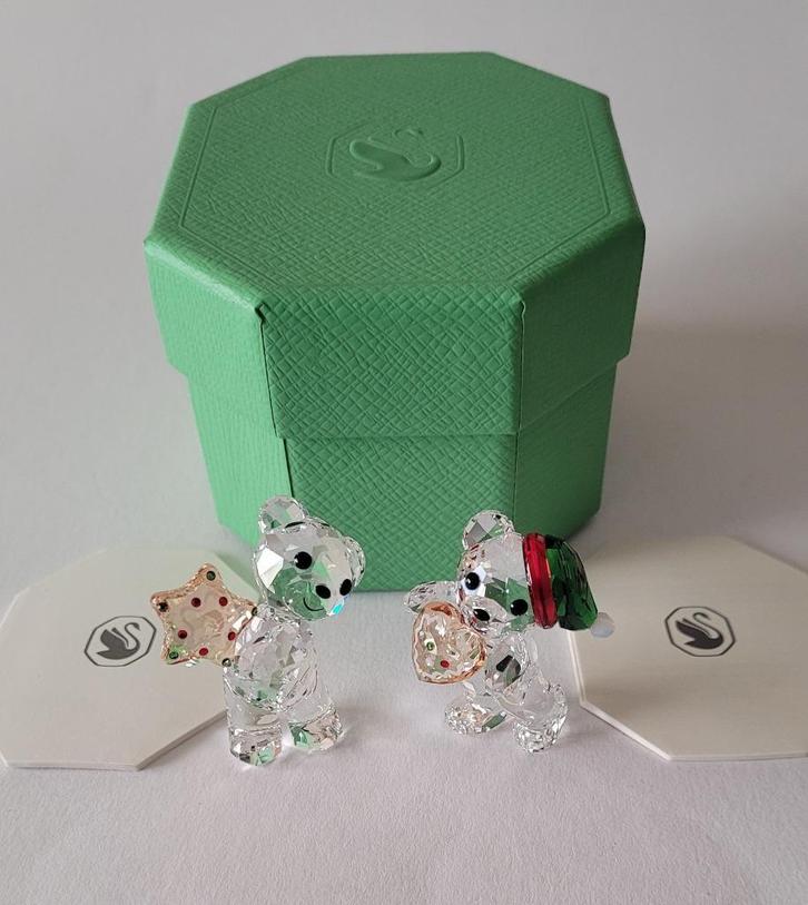 Swarovski Lim Ed 2022 Krisbeer Kerst. Kristallijn Shop., Verzamelen, Swarovski, Nieuw, Figuurtje, Verzenden