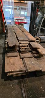 Oude Grenen Planken | Dakbeschot/Wandbekleding | 60 m2, Doe-het-zelf en Verbouw, Hout en Planken, Gebruikt, 25 tot 50 mm, Grenen