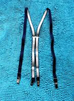 Smalle blauw elastieken bretels +/- 1.8 cm breed, Gedragen, Verzenden, Overige kleuren