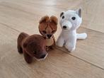 3x kleine knuffels, kat, wolf, Ophalen of Verzenden, Zo goed als nieuw, Poes