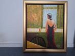 Schilderij op doek., Antiek en Kunst, Kunst | Schilderijen | Klassiek, Ophalen