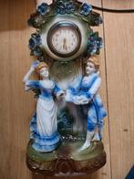 Porcelain Vintage Clock, Ophalen of Verzenden