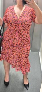 Leuke jurk met panterprint, Kleding | Dames, Maat 38/40 (M), Ophalen of Verzenden, Knielengte, Roze