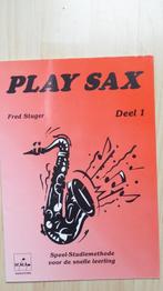Play Sax deel 1 door Fred Stuger, Muziek en Instrumenten, Bladmuziek, Nieuw, Jazz, Ophalen of Verzenden, Keyboard