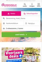 Voodeeluitjes €10 korting, Twee personen, 1 overnachting