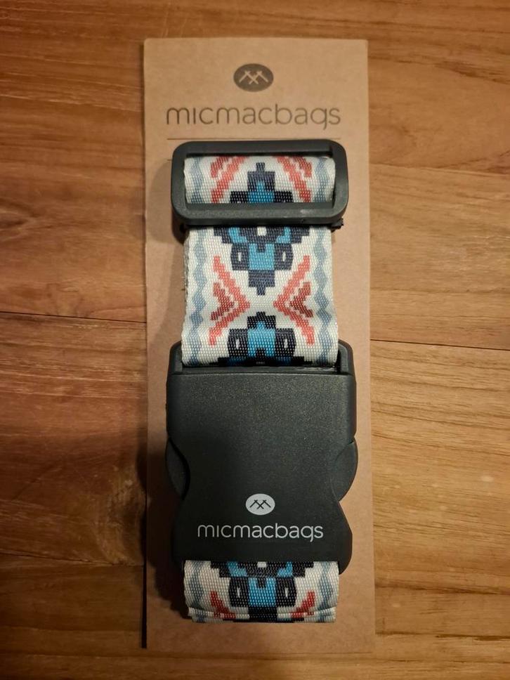 Bagageriem micmacbags, Sieraden, Tassen en Uiterlijk, Koffers, Zo goed als nieuw, Overige materialen, 70 cm of meer, Slot, Ophalen of Verzenden