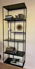 Mooie zwarte vakkenkast (op maat gemaakt), Huis en Inrichting, Ophalen of Verzenden, Zo goed als nieuw