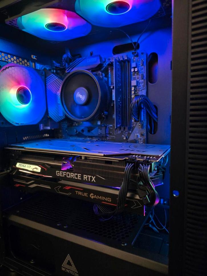 Gaming PC - Ryzen 5 3600, RTX 2070, 32GB RAM, 512GB SSD, Computers en Software, Desktop Pc's, Zo goed als nieuw, 3 tot 4 Ghz, SSD