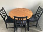 IKEA Dining Table with 3 Chairs, Huis en Inrichting, Ophalen, Gebruikt, 50 tot 100 cm, Rond