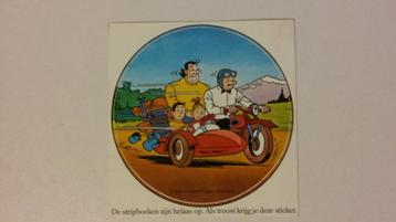  Suske en Wiske 1983 NV Scriptoria troost sticker strip beschikbaar voor biedingen