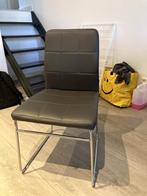 Eetkamerstoelen, Huis en Inrichting, Stoelen, Ophalen, Gebruikt, Vier, Grijs