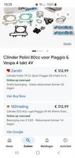 Vespa Polinni 80cc highspeed cilinder 4takt, Ophalen of Verzenden, Gebruikt