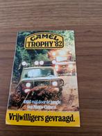 879 Sticker Camel Trophy '82 - Nieuw Guinea, Verzamelen, Ophalen of Verzenden, Auto's