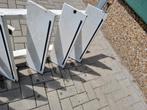 Mooie hardhouten trap met ijzeren onderstel plus leuning, Doe-het-zelf en Verbouw, Ladders en Trappen, Ophalen of Verzenden, Gebruikt