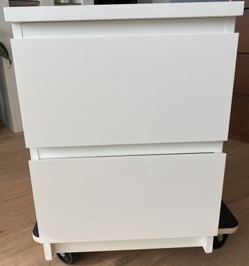 Malm ladekast wit