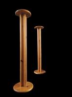 Prachtige vintage Scandinavisch design pine piedestal plant, Ophalen, Gebruikt