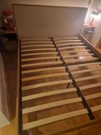Bed 160/200 plus IKEA mattress 160/200, Ophalen, Wit, Tweepersoons, Zo goed als nieuw