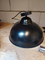 Tafellamp zwart met brons, Ophalen, Zo goed als nieuw, Minder dan 50 cm