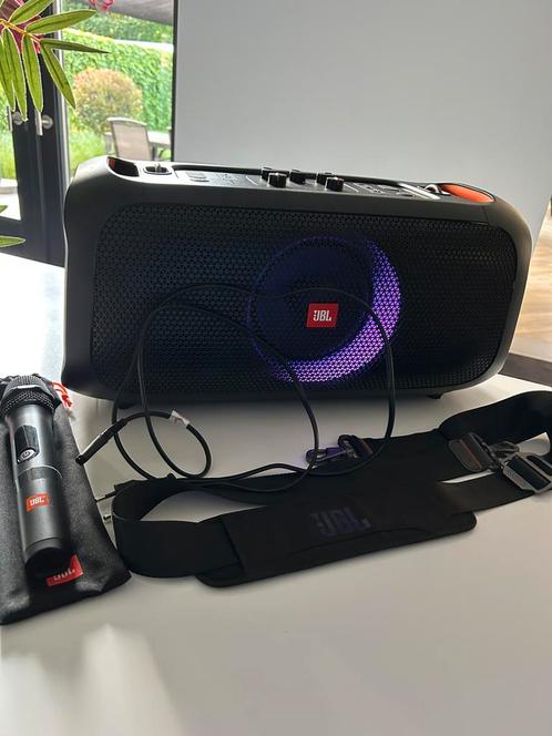 Jbl partybox on to go incl microfoon zeer goede staat, Audio, Tv en Foto, Luidsprekers, Zo goed als nieuw, 120 watt of meer, JBL