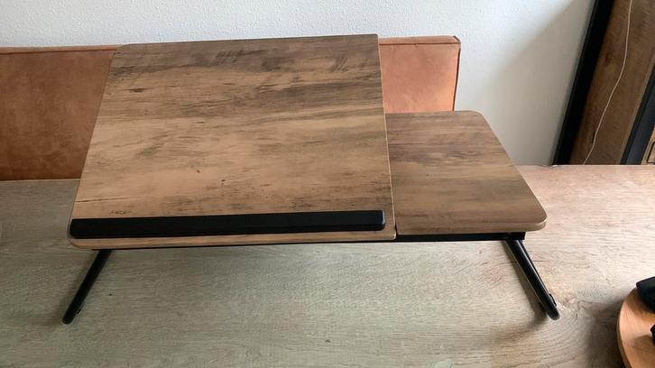 Verstelbare Laptopstandaard, Computers en Software, Laptoptafels, Zo goed als nieuw, In hoogte verstelbaar, Ophalen of Verzenden