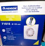 Nieuwe Muur/Plafond Ventilator - Renson 7101E, Ophalen of Verzenden, Nieuw, Ventilator