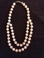 Rozenkwarts ketting, Sieraden, Tassen en Uiterlijk, Kettingen, Ophalen of Verzenden, Gebruikt, Roze, Steen of Mineraal