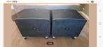2x Dynacord pse 18 subs met wielen, Subwoofer, Zo goed als nieuw, 120 watt of meer, Ophalen