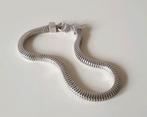 Armband zilver 925 vierkant snake chain, 19 cm, Ophalen of Verzenden, Zo goed als nieuw, Zilver, Zilver