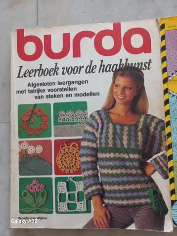 Haken - Leerboek voor de Haakkunst van Burda uit 1985 beschikbaar voor biedingen
