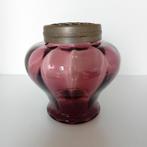 Paarse vaas met insteekrooster, Ophalen of Verzenden