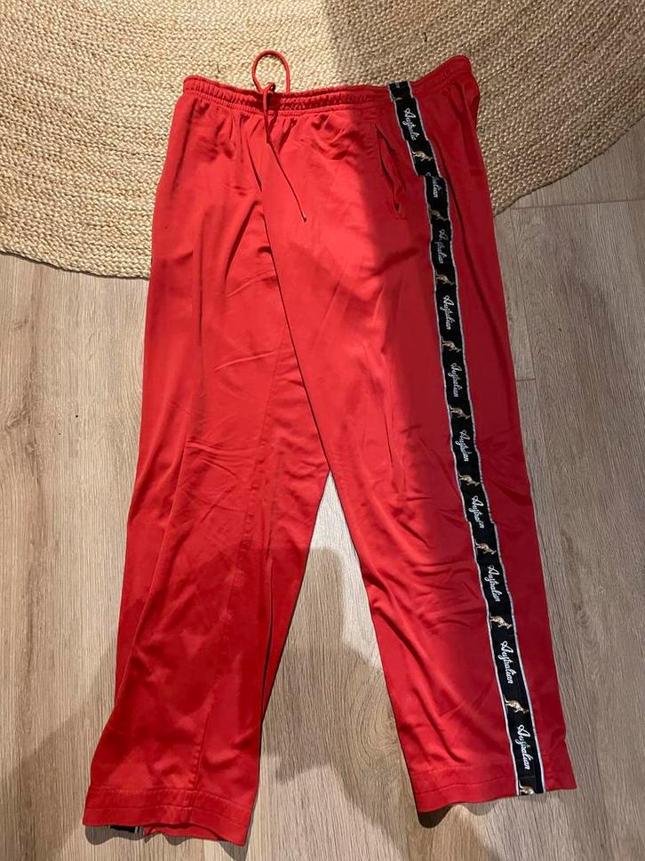 Australian Broek Zwart/Zilvere Bies - Gabber, Kleding | Heren, Broeken en Pantalons, Zo goed als nieuw, Maat 48/50 (M), Overige kleuren