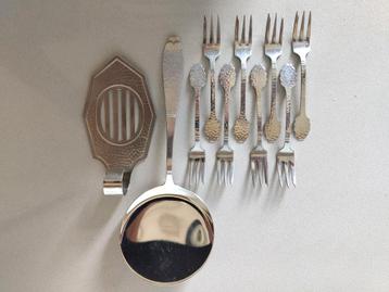 Hamerslag art deco bestek Sola beschikbaar voor biedingen