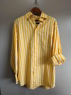 Ralph Boston geel wit gestreept overhemd | katoen | mt 41, Kleding | Heren, Overhemden, Ralph boston, Geel, Ophalen of Verzenden